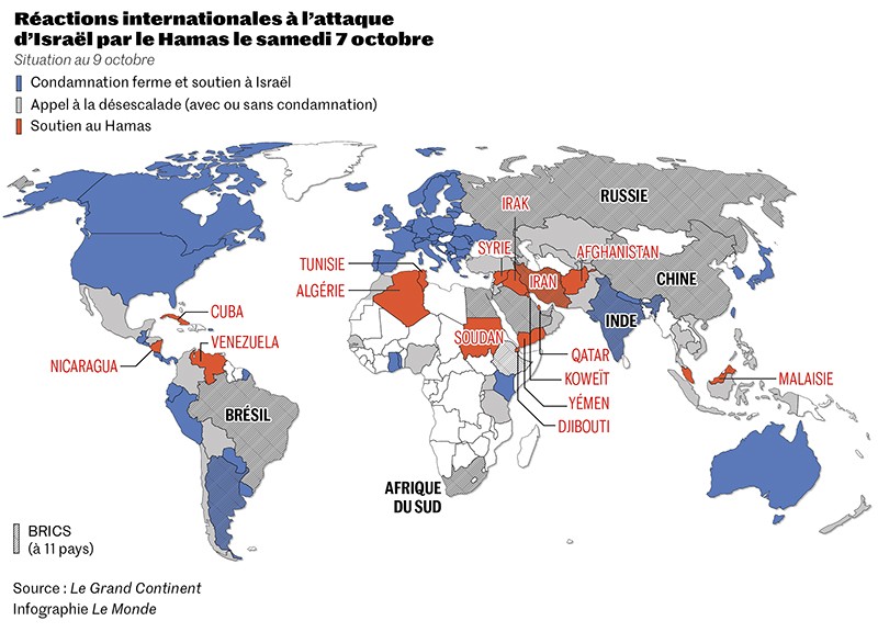 La Palestine, ligne de fracture entre les Occidentaux et une partie du Sud global